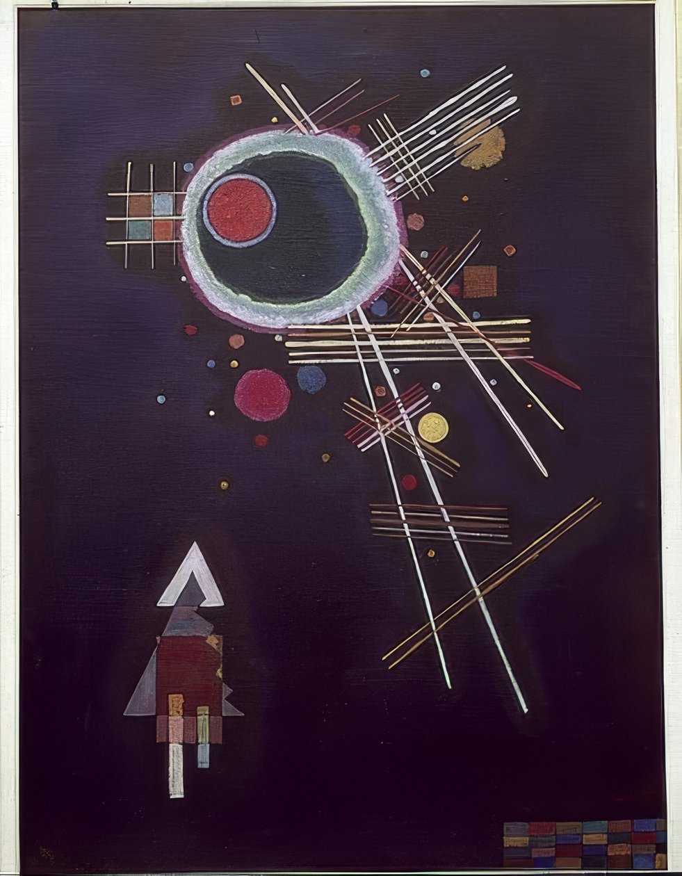Strålar. 1927 av Wassily Kandinsky