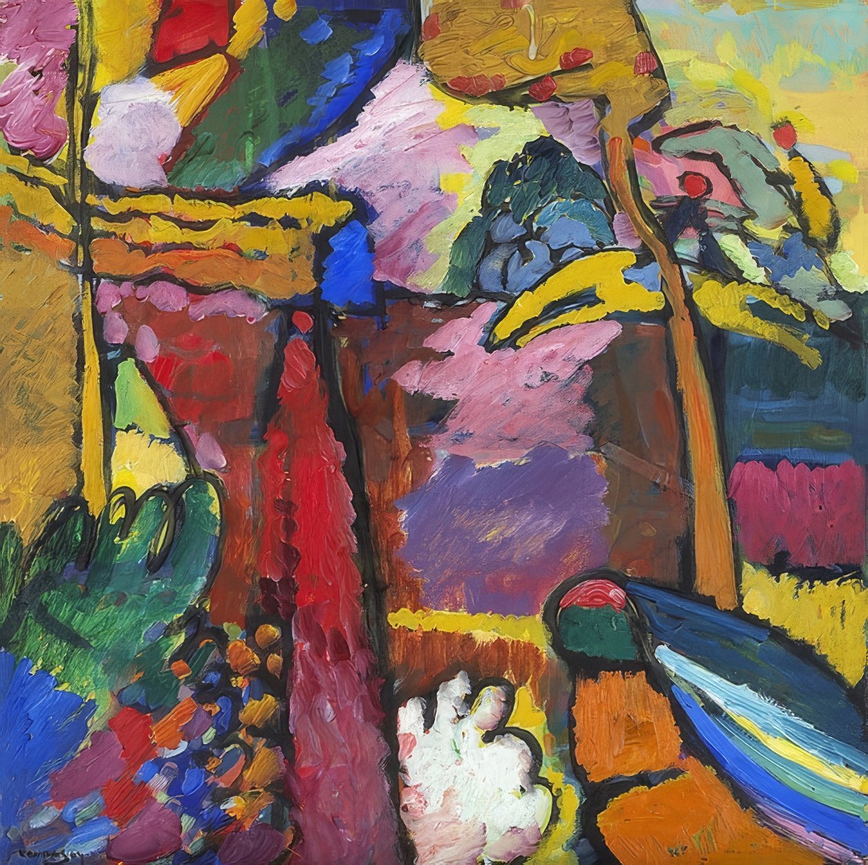 Studie för improvisation V. 1910 av Wassily Kandinsky