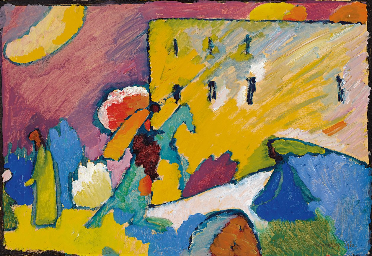 Studie för improvisation 3 av Wassily Kandinsky