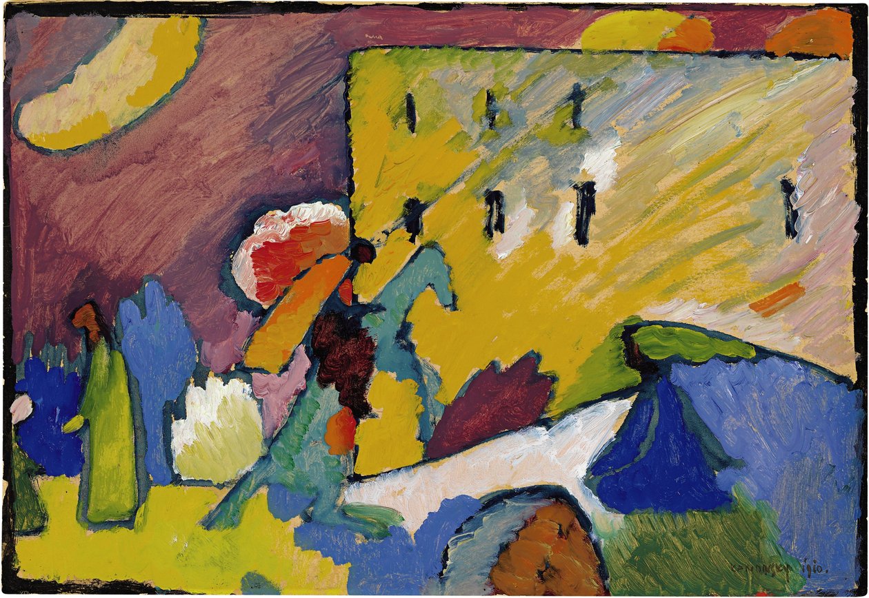 Studie för improvisation 3, 1909 av Wassily Kandinsky