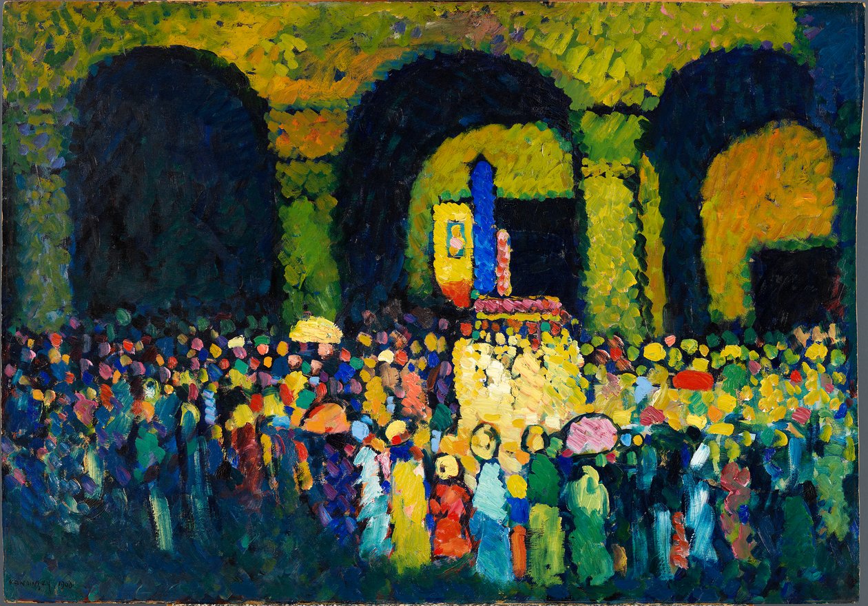 Ludwigskirche i München (1908) av Wassily Kandinsky
