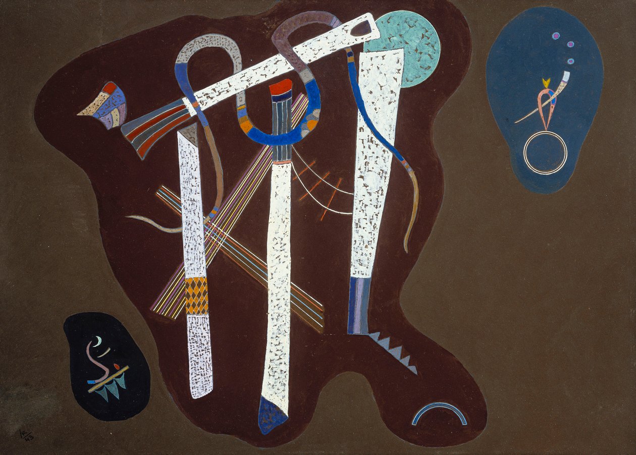 Tre pelare; Tre pelare av Wassily Kandinsky
