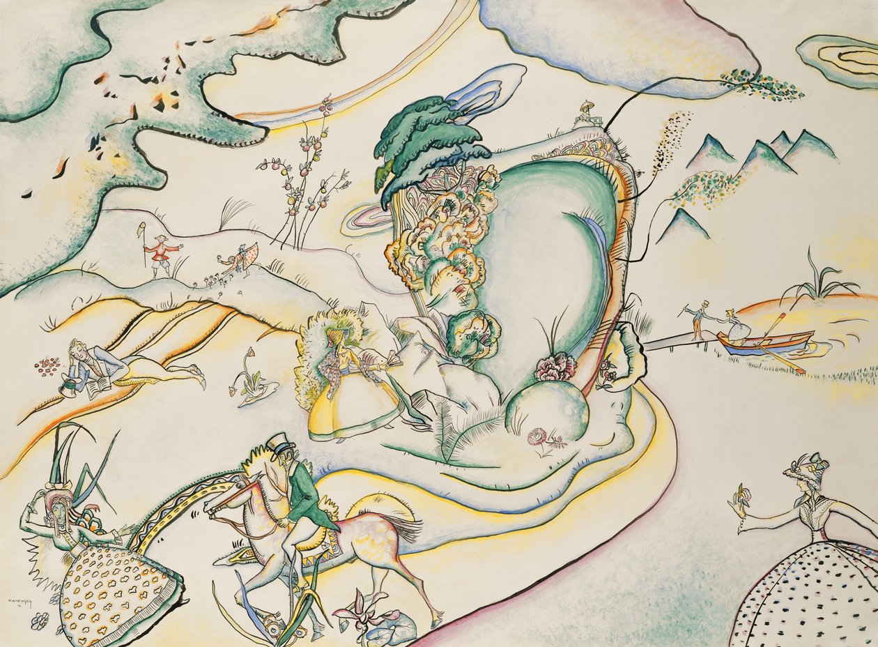 Småsaker III; Bagatellen III av Wassily Kandinsky