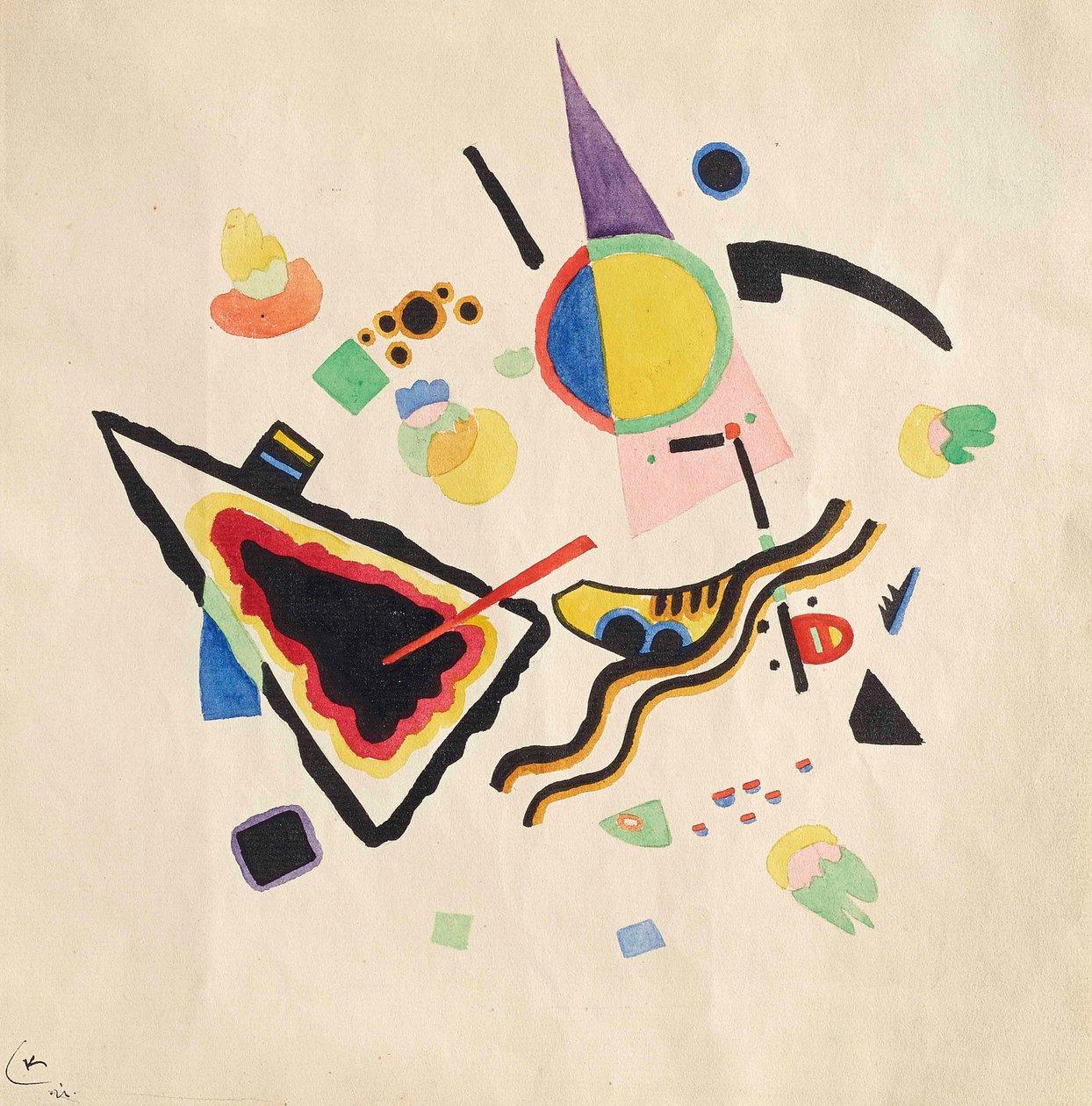 Utan titel, 1921. av Wassily Kandinsky