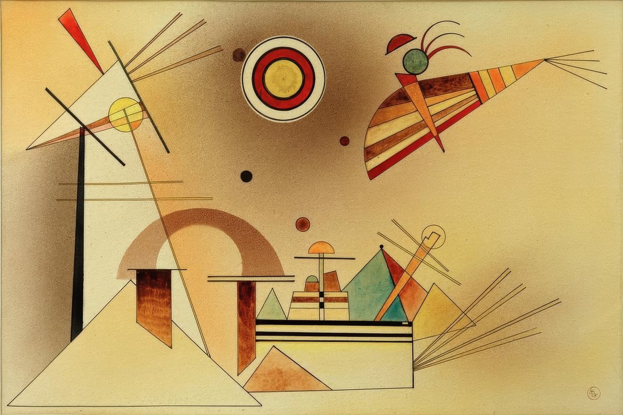 Minskad vikt av Wassily Kandinsky
