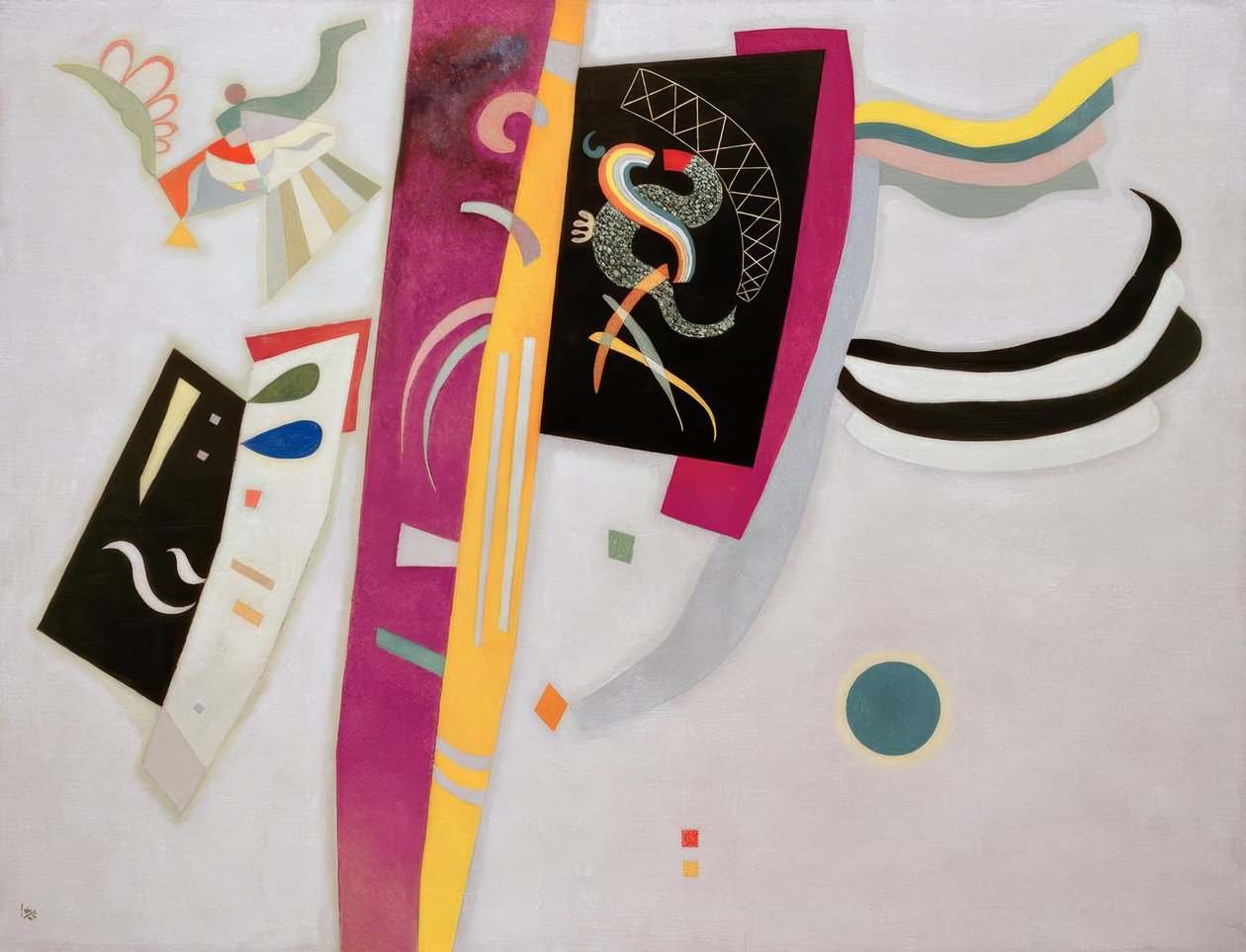 Lila-orange av Wassily Kandinsky