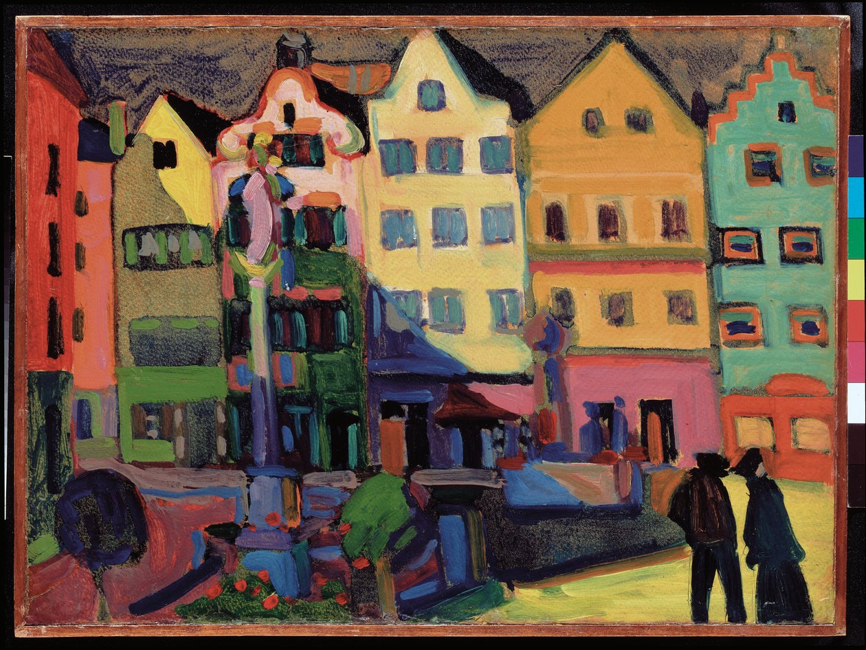 Weilheim Marienplatz av Wassily Kandinsky