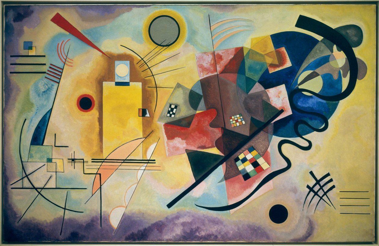 Gul-Röd-Blå av Wassily Kandinsky
