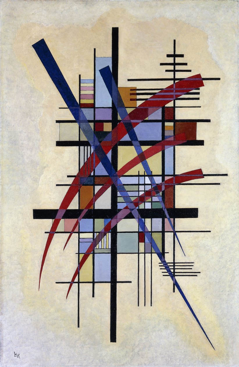 karaktärer med ackompanjemang av Wassily Kandinsky