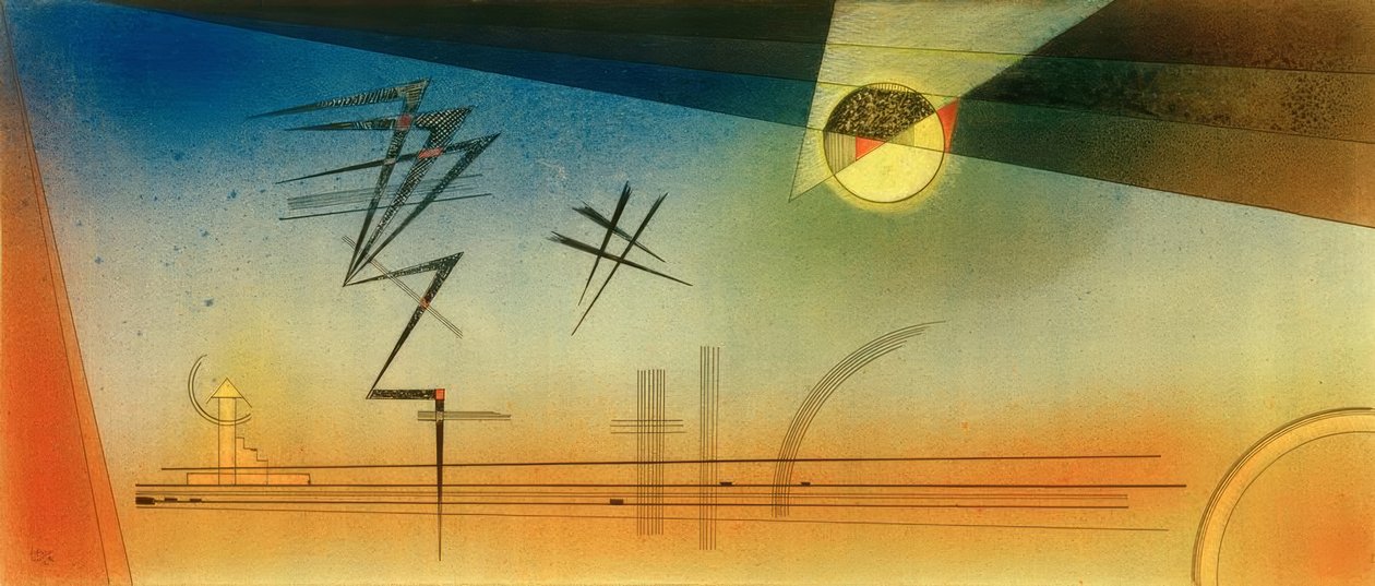 Sicksacka uppåt av Wassily Kandinsky