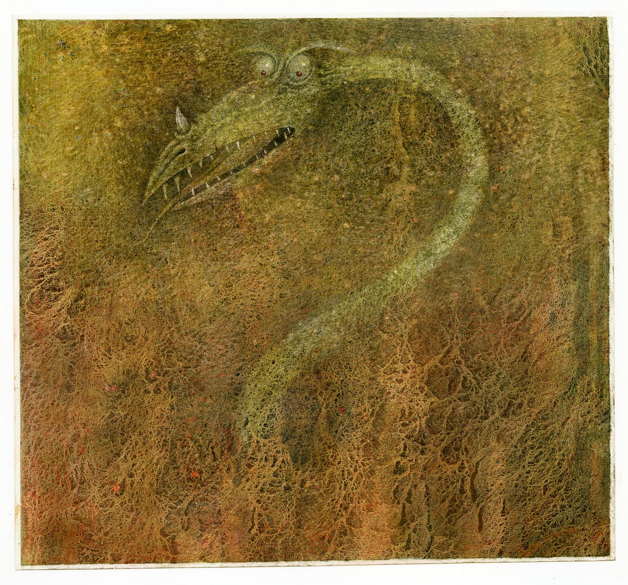 OUT OF THE FLAMES, 2000 (blandteknik) av Wayne Anderson