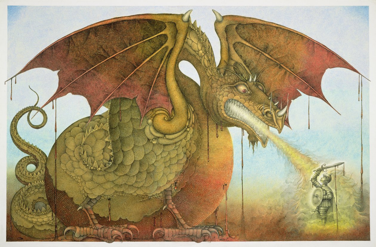 St George och draken av Wayne Anderson