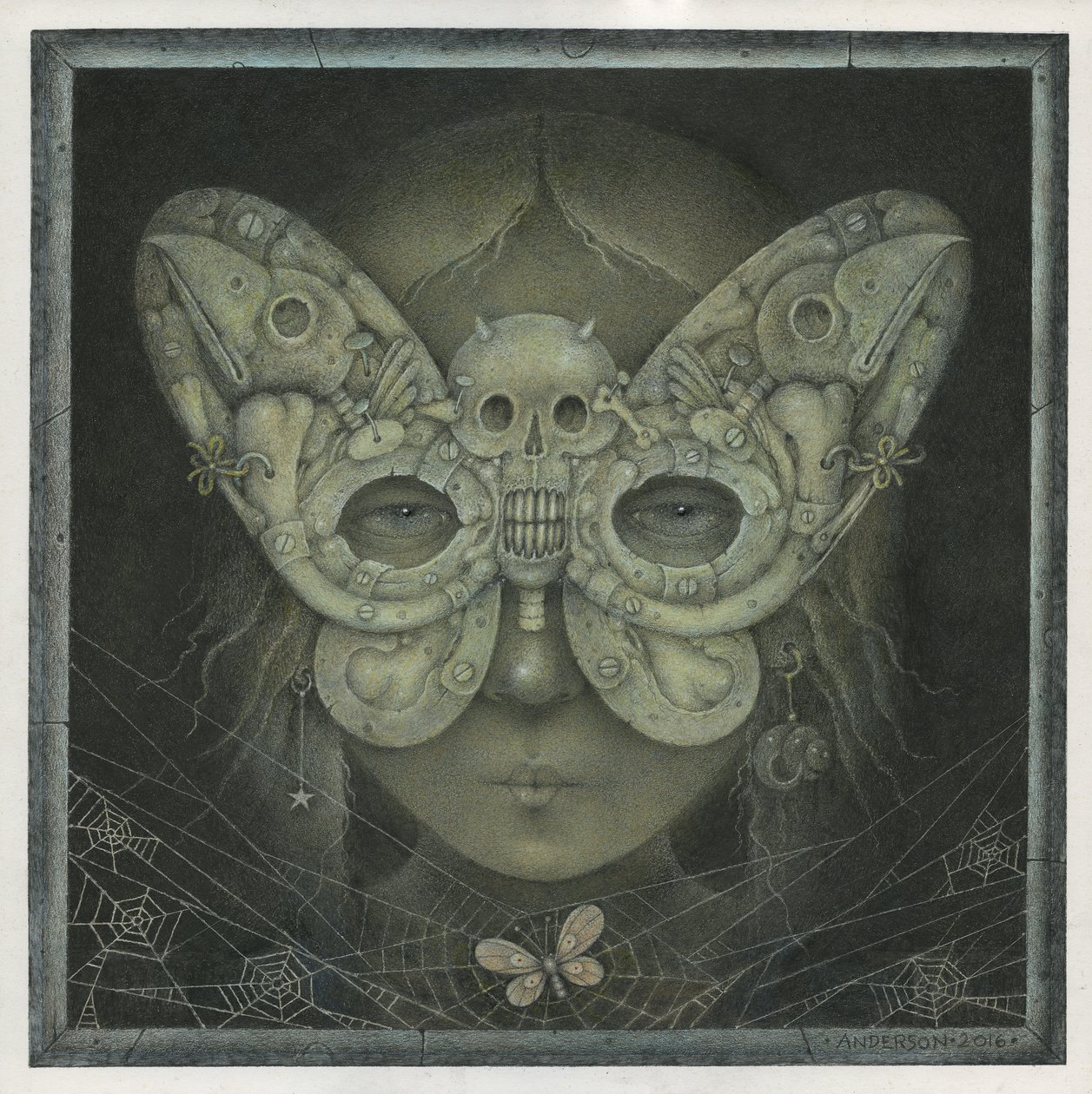 The Dark Web, 2016 (blandteknik) av Wayne Anderson