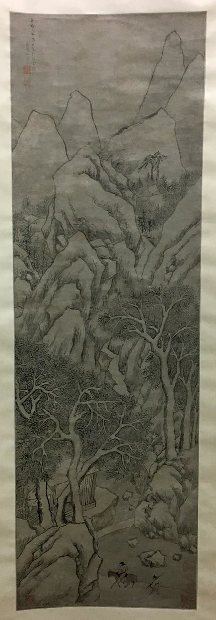 Snöigt landskap av Wen Zhengming