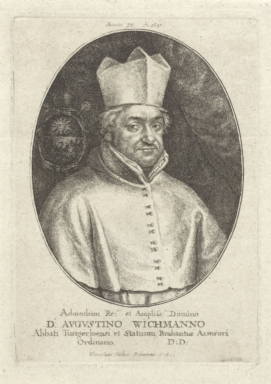 Augustine Wichmans av Wenceslaus Hollar