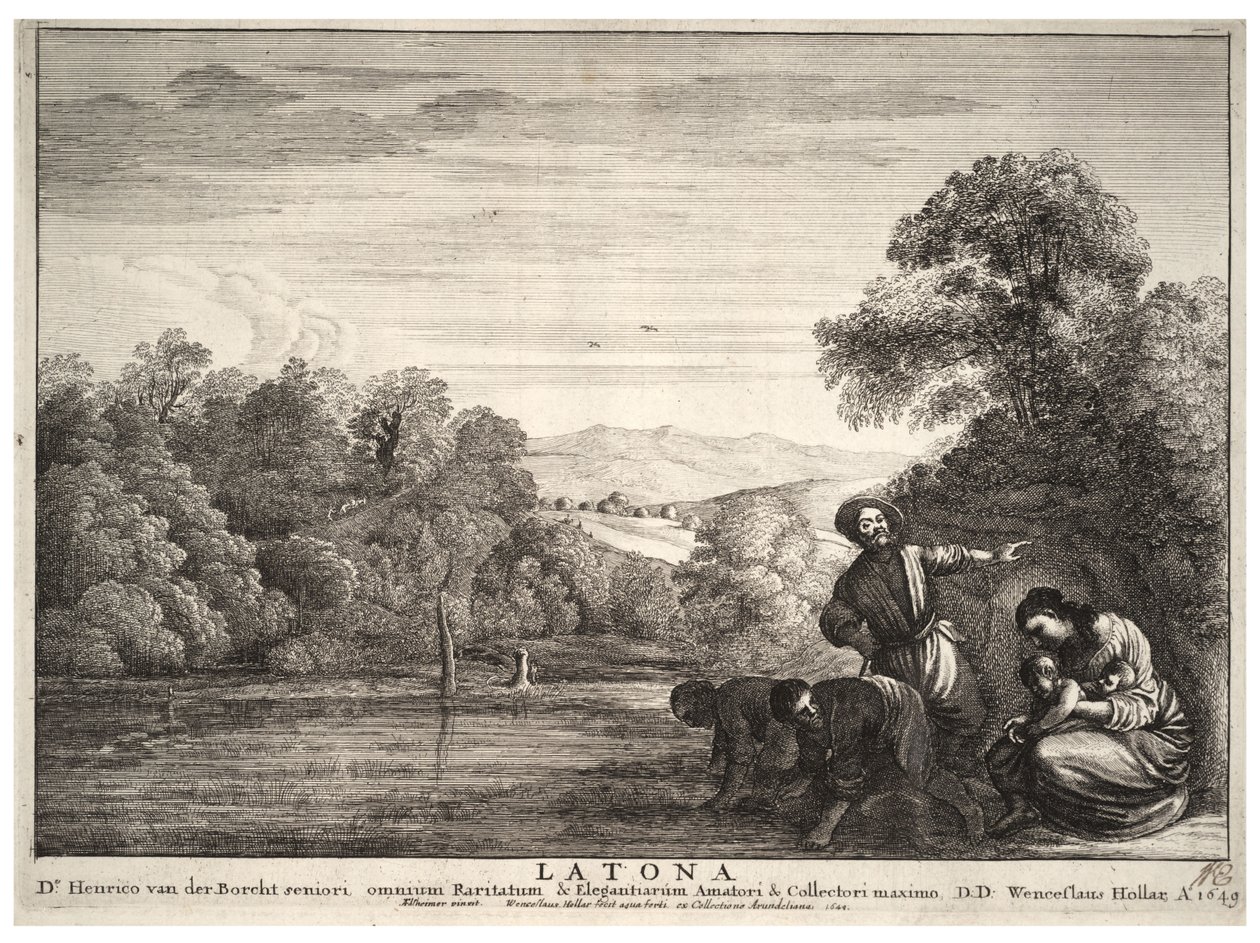 Latona av Wenceslaus Hollar
