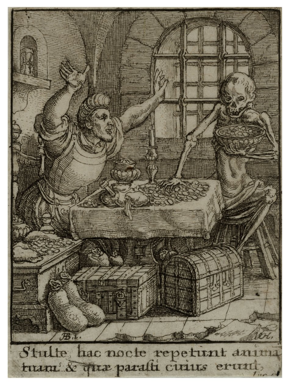 Miser. State 2 av Wenceslaus Hollar