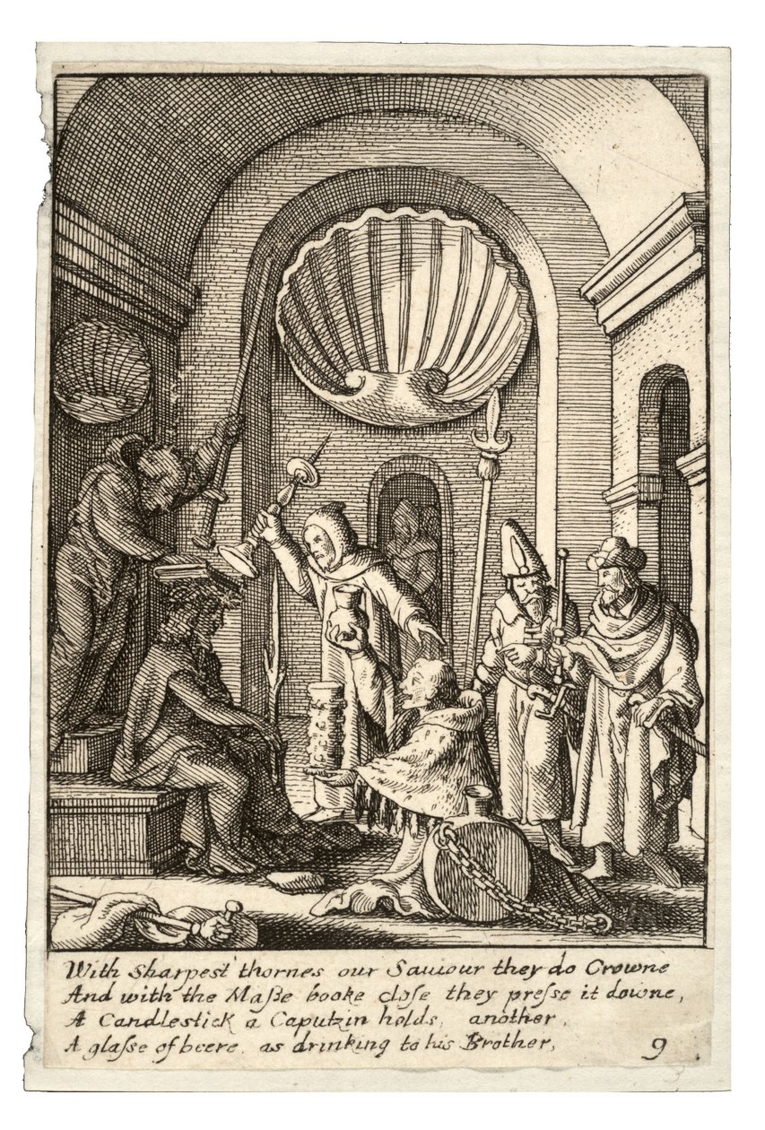 The mocking av Wenceslaus Hollar