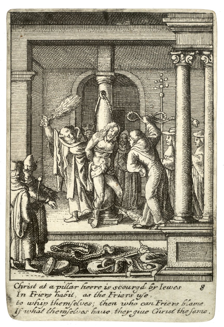 The scourging av Wenceslaus Hollar