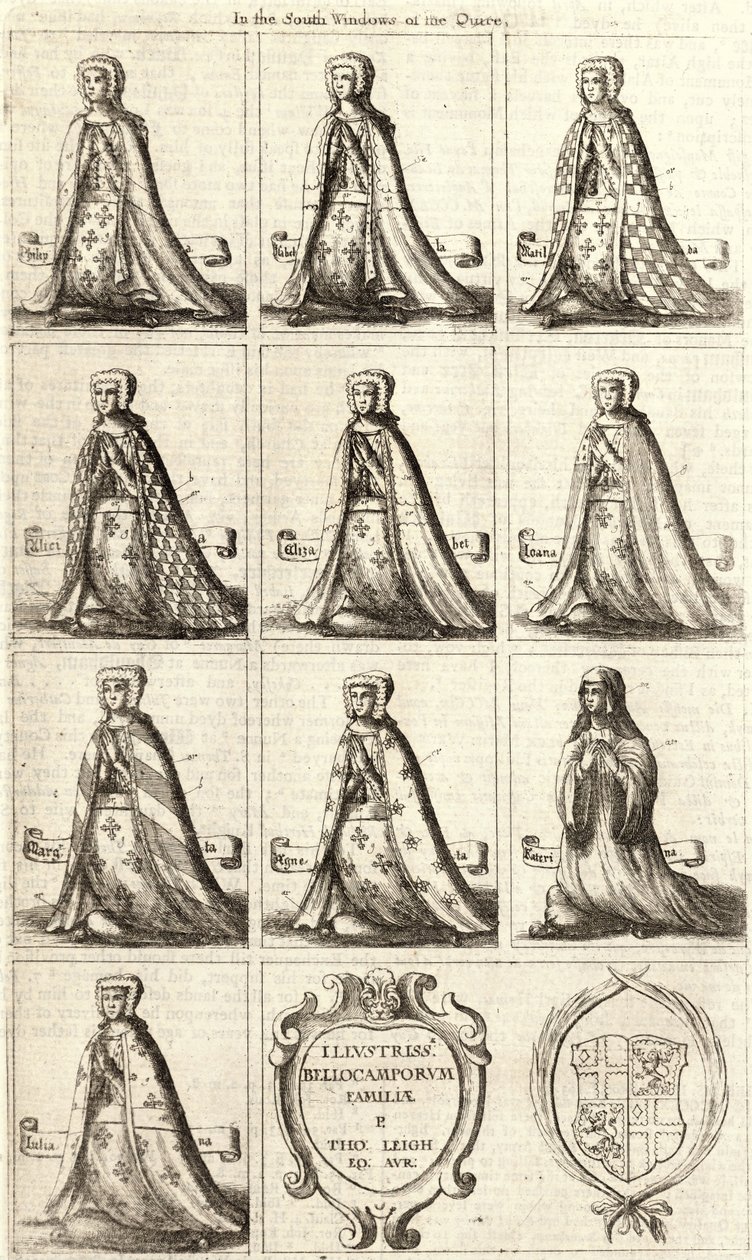 Warwick (stained glass) av Wenceslaus Hollar