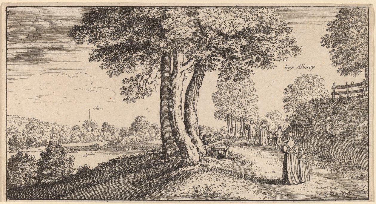 Albury av Wenceslaus Hollar