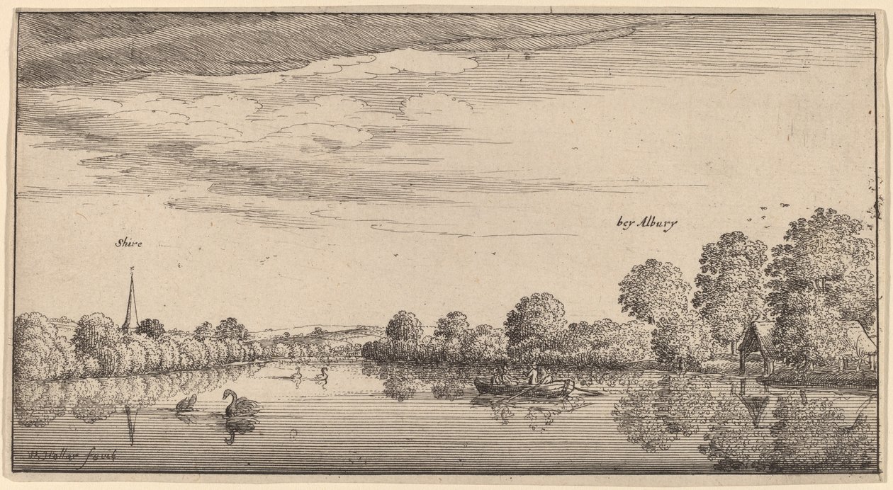 Albury av Wenceslaus Hollar