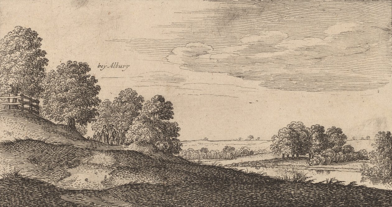 Albury, 1645. av Wenceslaus Hollar