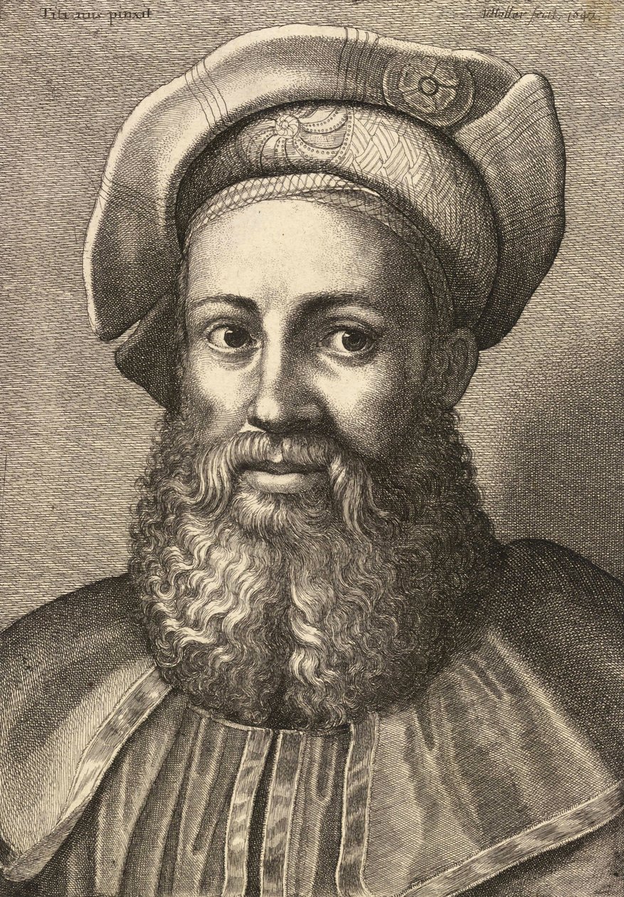 Aretino. Tillstånd 2 av Wenceslaus Hollar