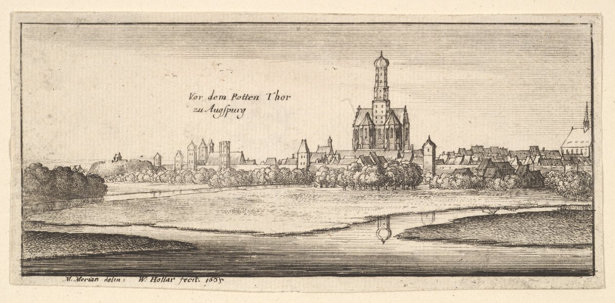 Augsburg, 1665. av Wenceslaus Hollar