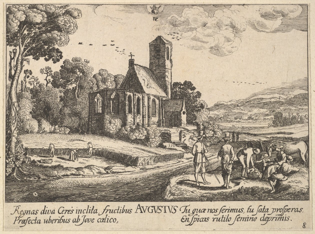 augusti, 1628-29. av Wenceslaus Hollar