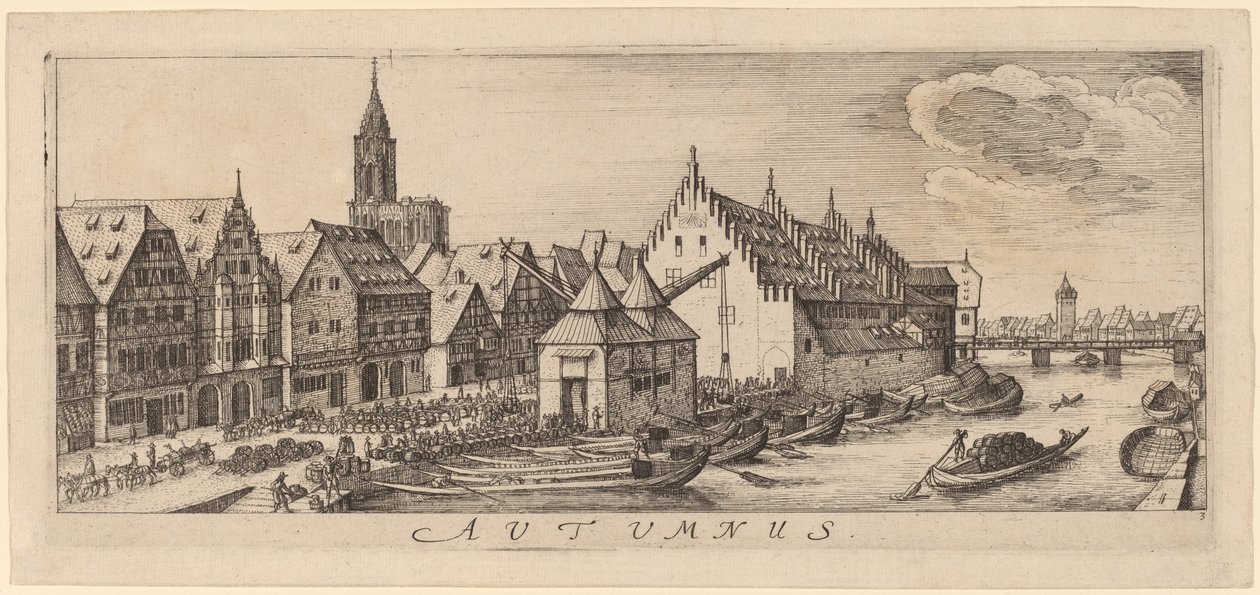 Höst: Vinmarknaden av Wenceslaus Hollar