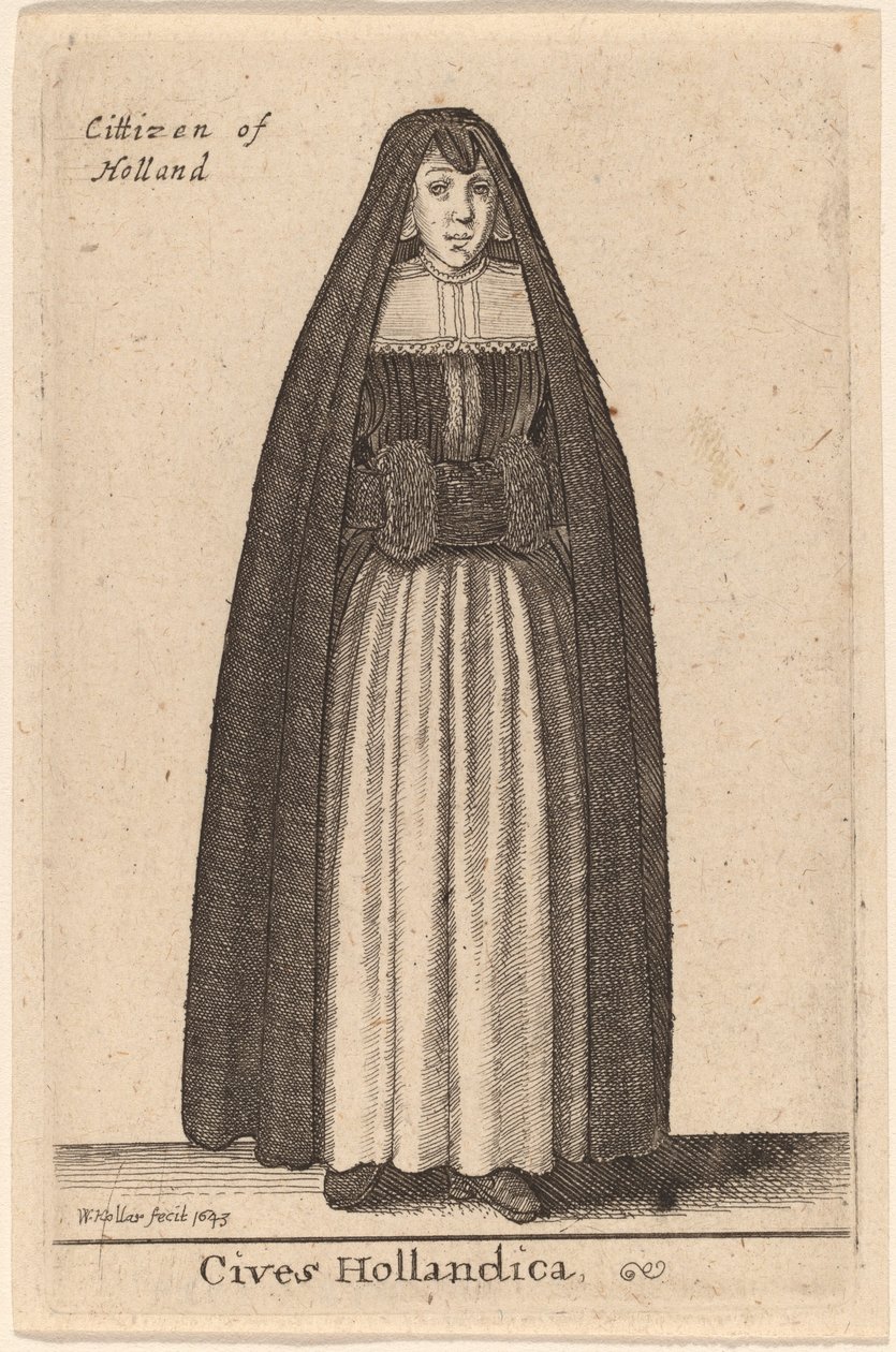 holländska medborgare av Wenceslaus Hollar
