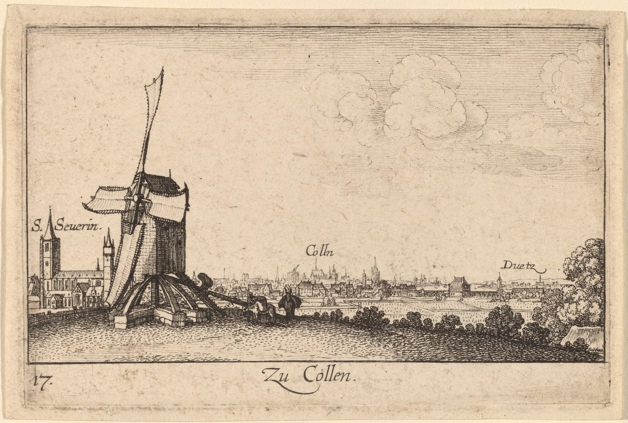 Köln av Wenceslaus Hollar