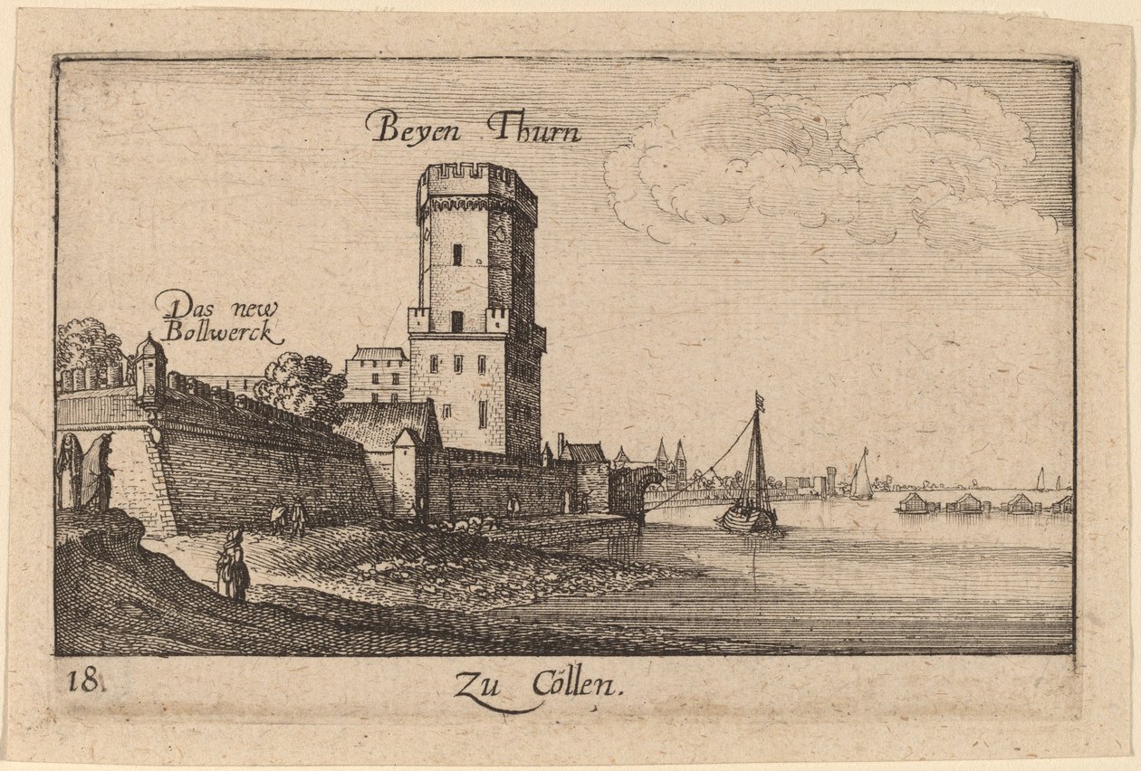 Köln av Wenceslaus Hollar