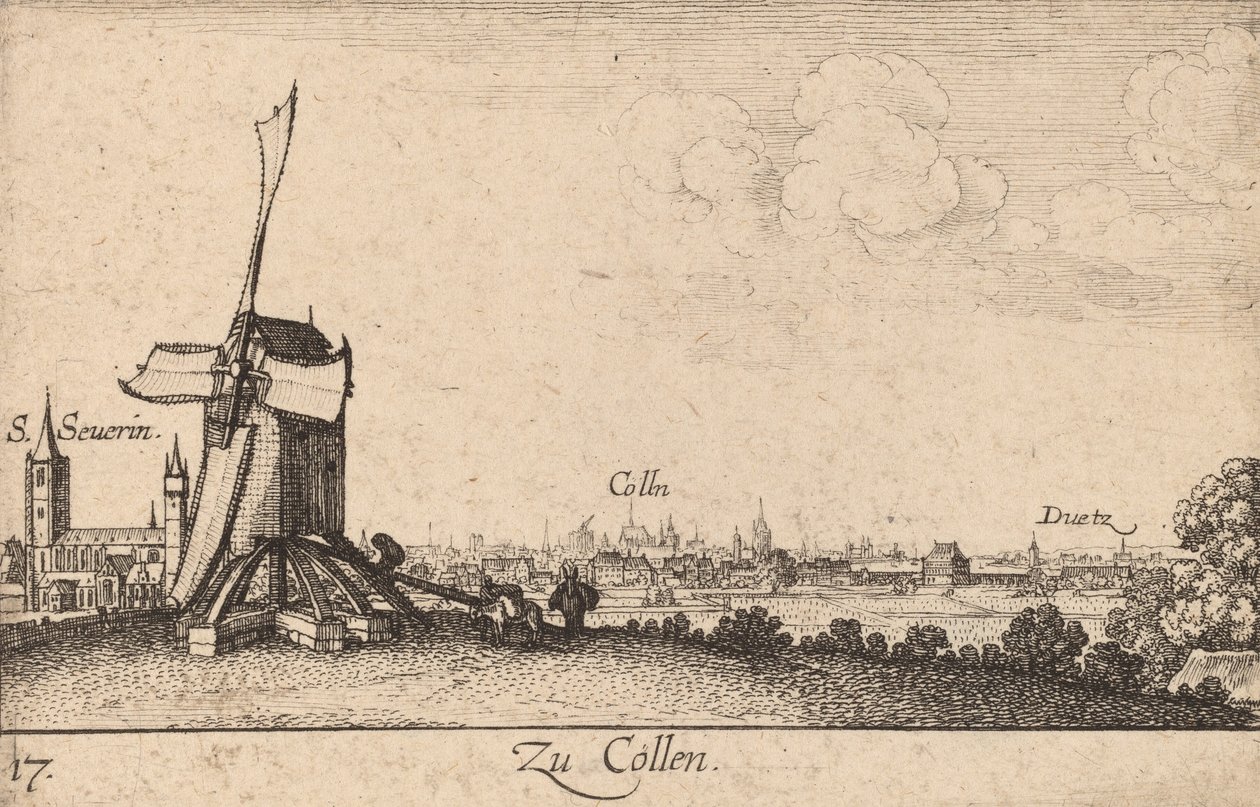Köln, 1635. av Wenceslaus Hollar