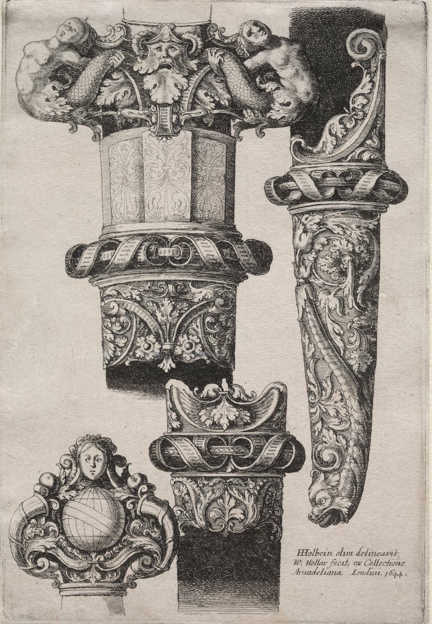 Design för Dolkar av Wenceslaus Hollar