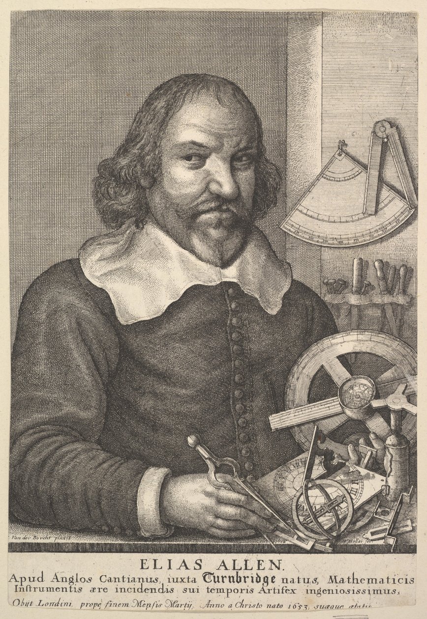 Elias Allen, 1666. av Wenceslaus Hollar