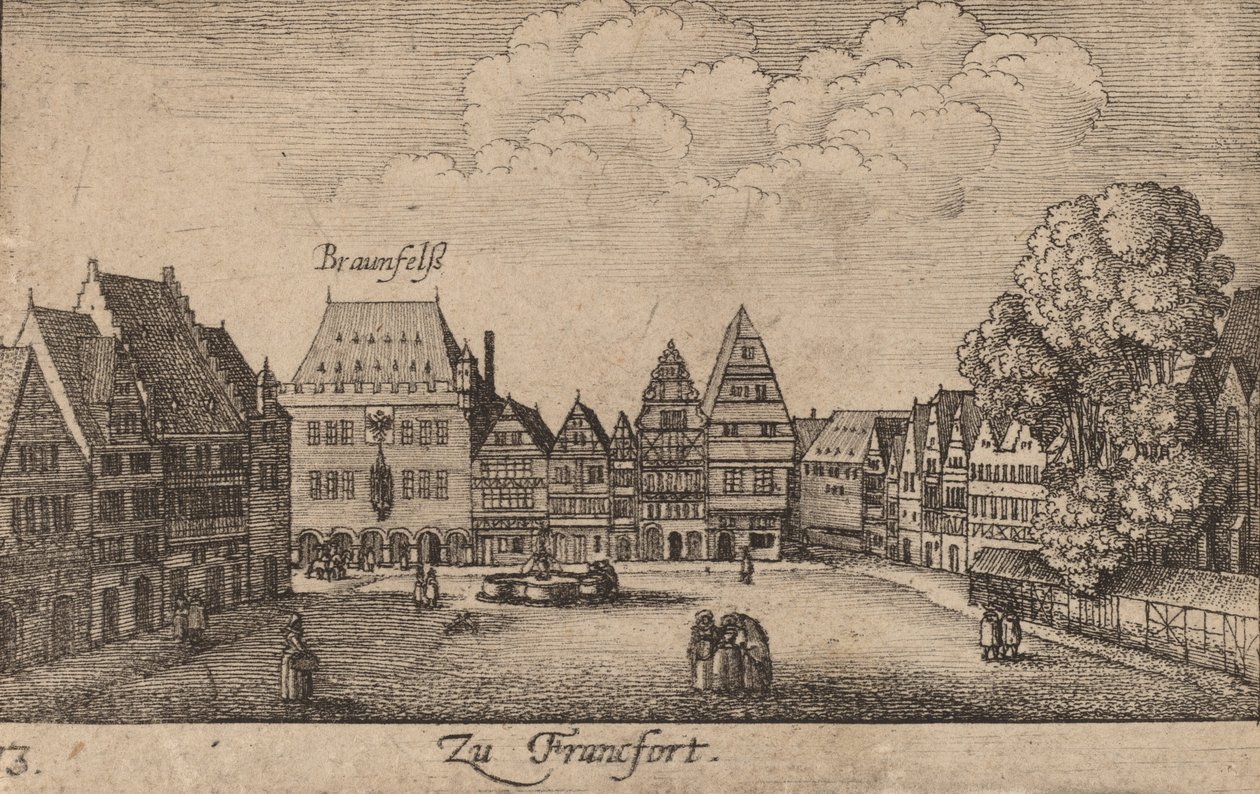 Frankfurt, 1635. av Wenceslaus Hollar