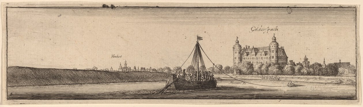 Gelderspach, c. 16321636. av Wenceslaus Hollar