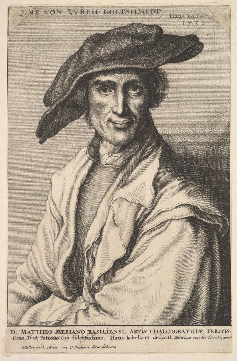Hans von Zürich Goltshmidt, 1647. av Wenceslaus Hollar
