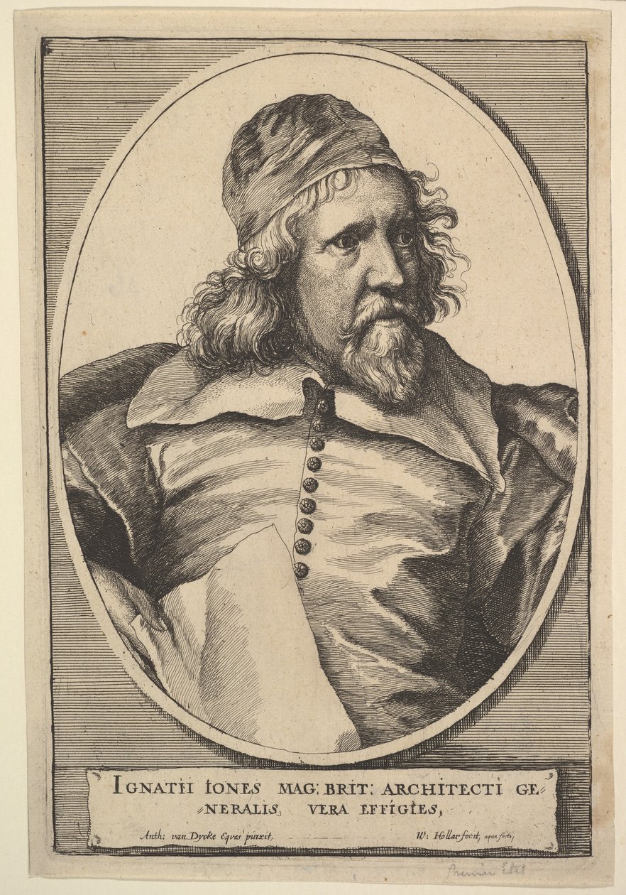 Inigo Jones, 1655. av Wenceslaus Hollar
