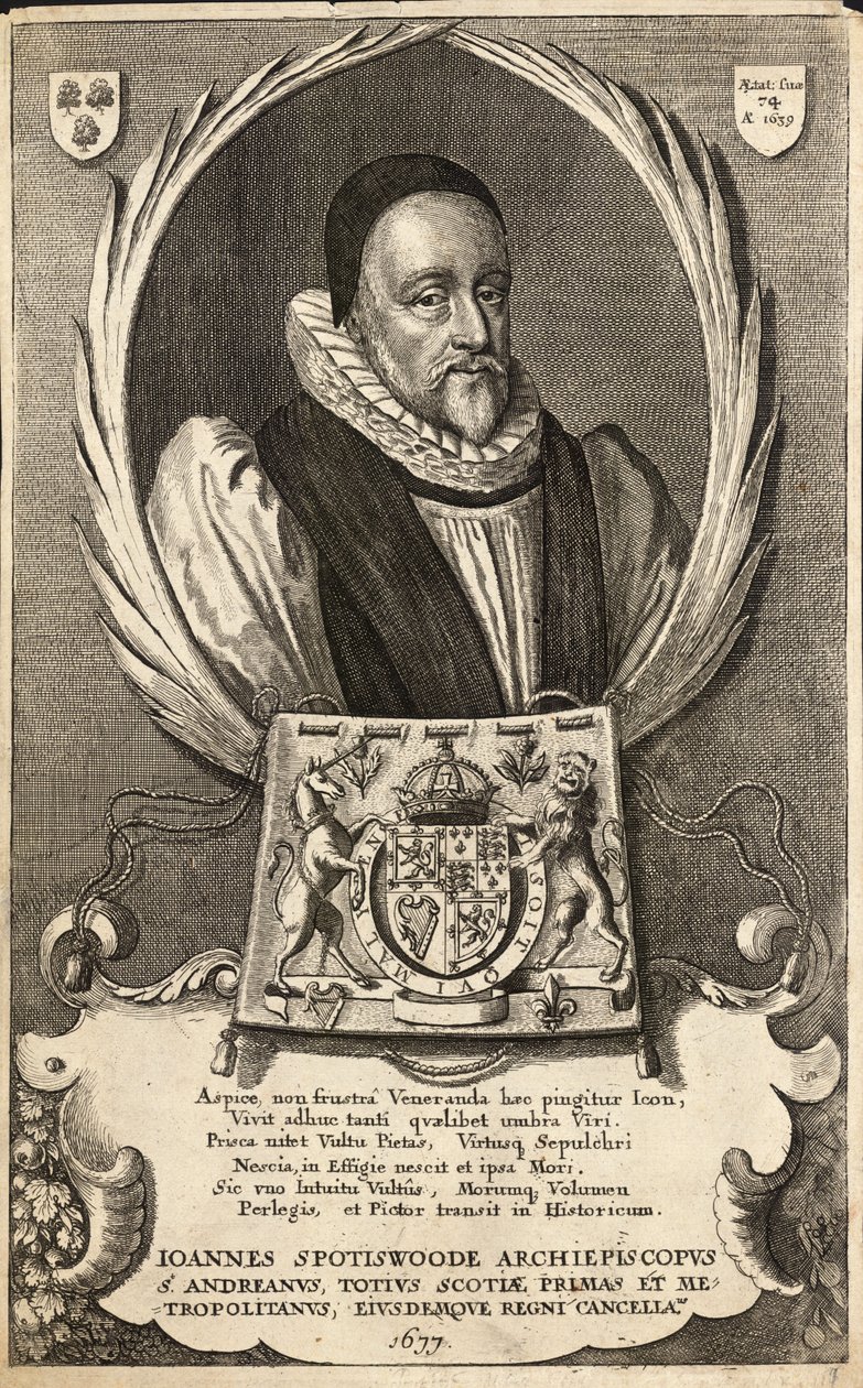 John Spottiswoode. Tillstånd 3 av Wenceslaus Hollar