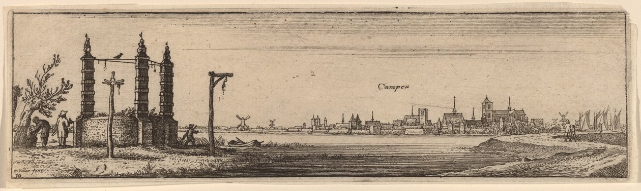 Slaget av Wenceslaus Hollar