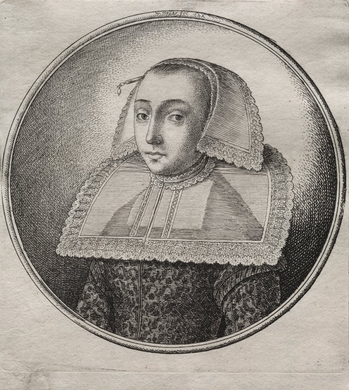 Köpmannahustru från Hanan av Wenceslaus Hollar