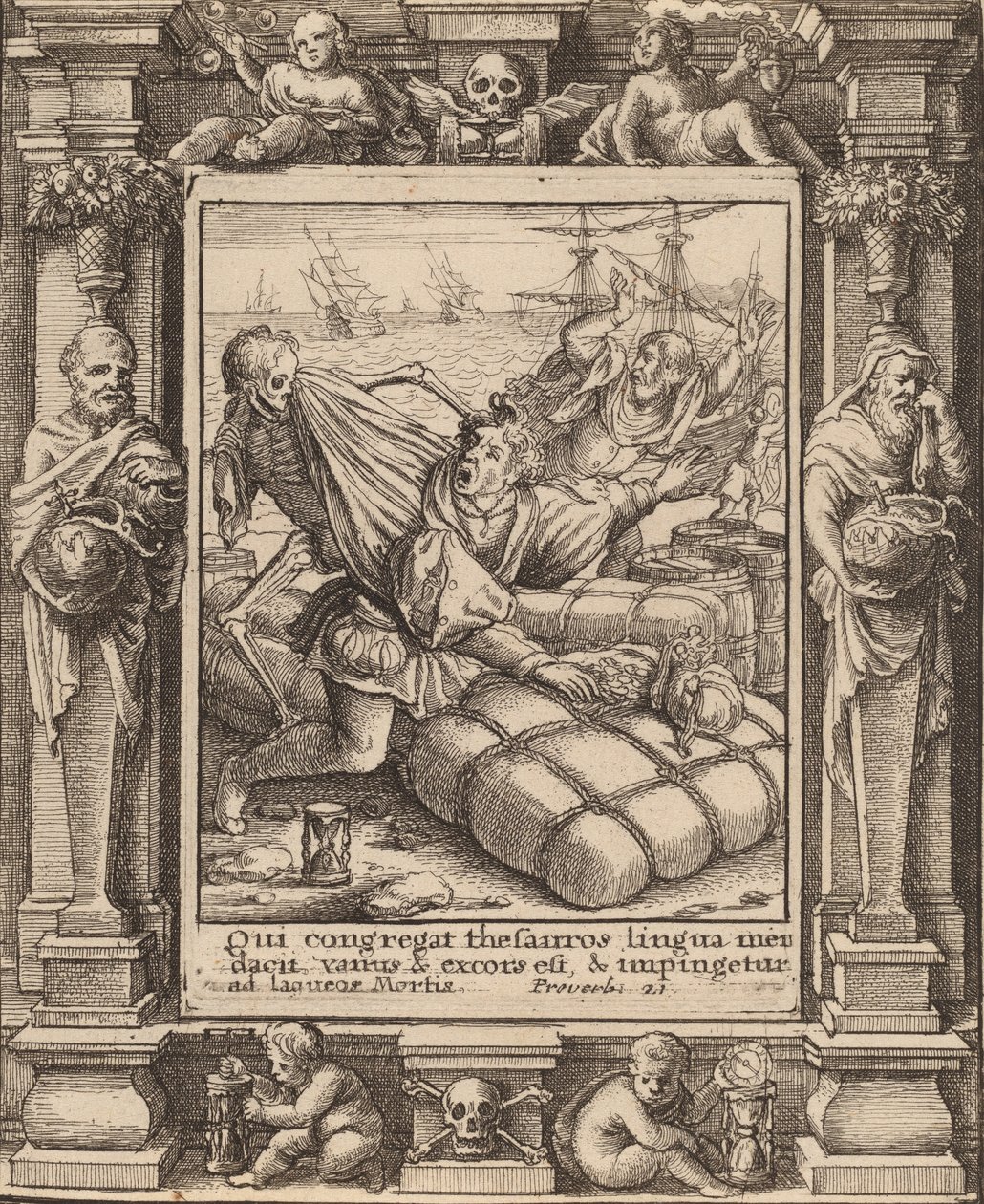 Köpman, 1651. av Wenceslaus Hollar