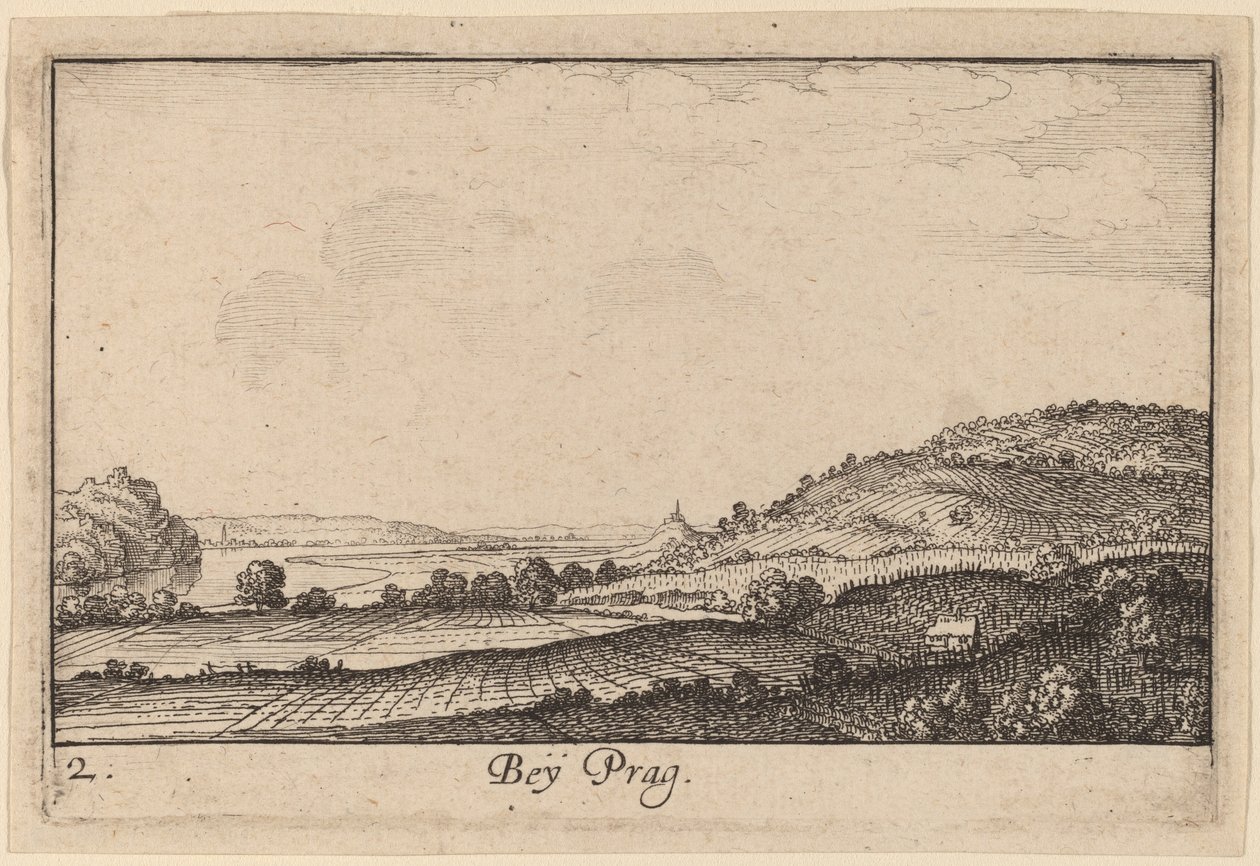 Nära Prag av Wenceslaus Hollar