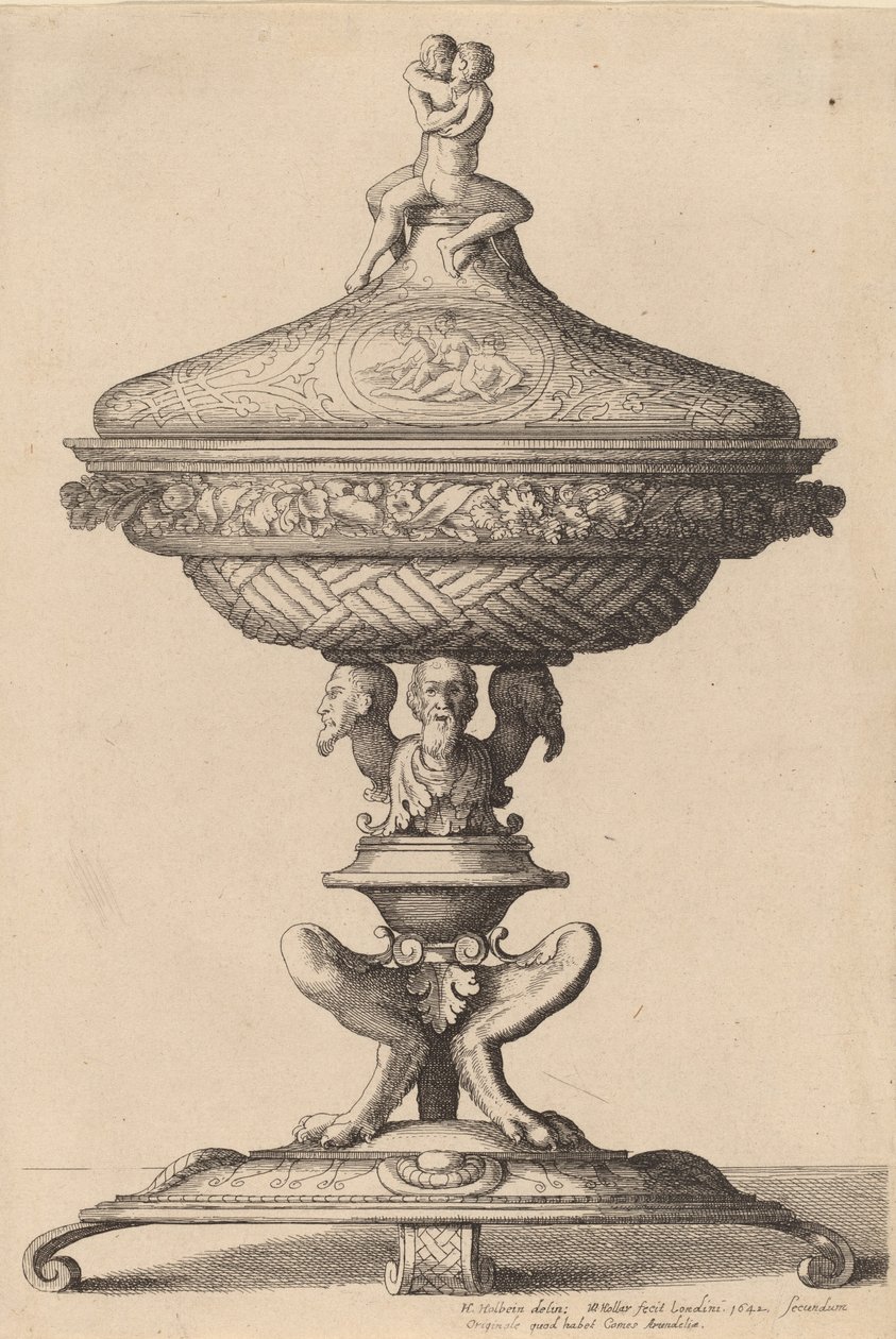 Utsmyckad bägare, 1642. av Wenceslaus Hollar