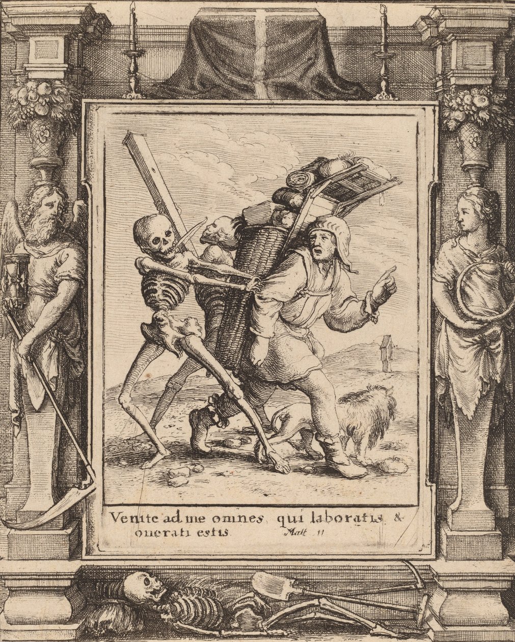 Handlare, 1651. av Wenceslaus Hollar