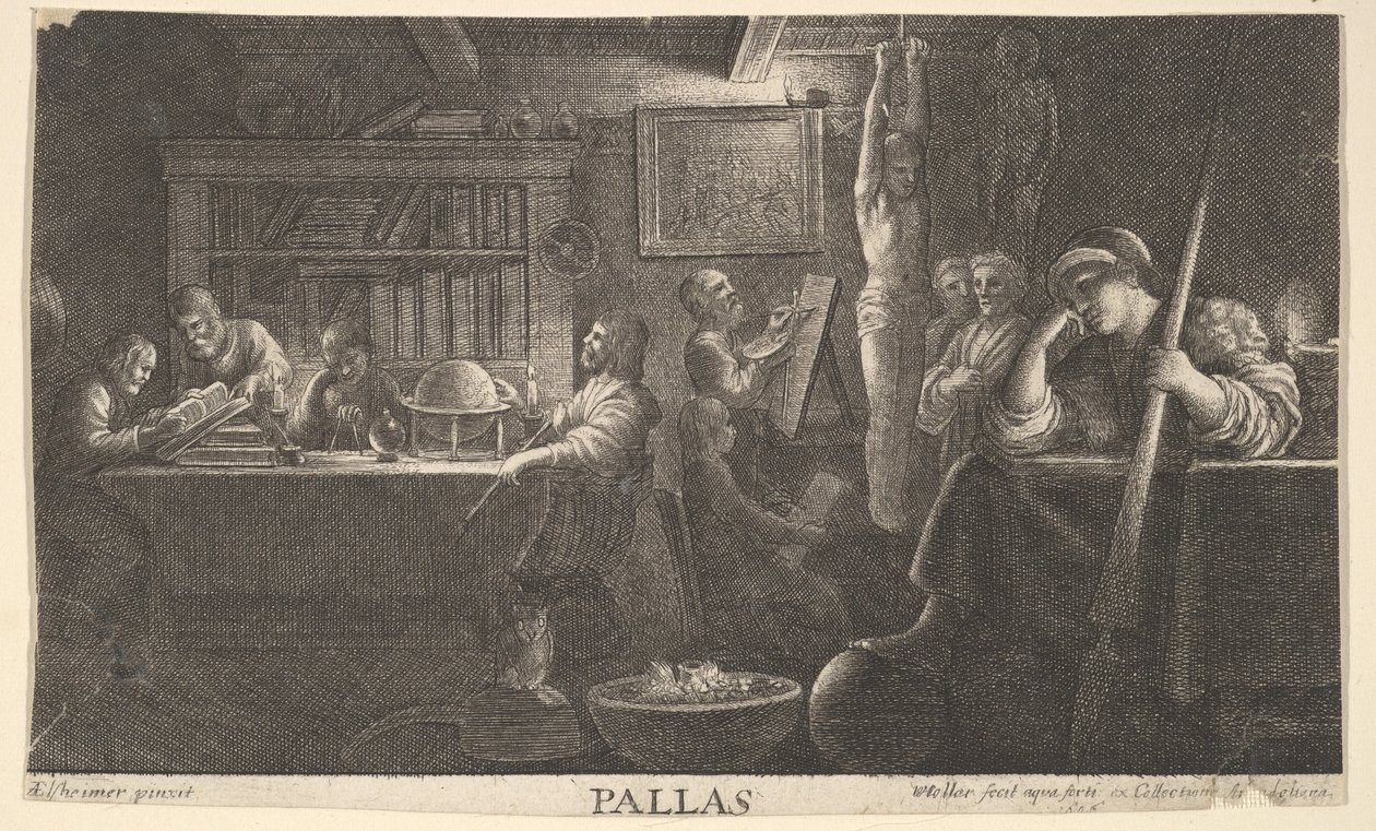 Pallas rike, 1646. av Wenceslaus Hollar