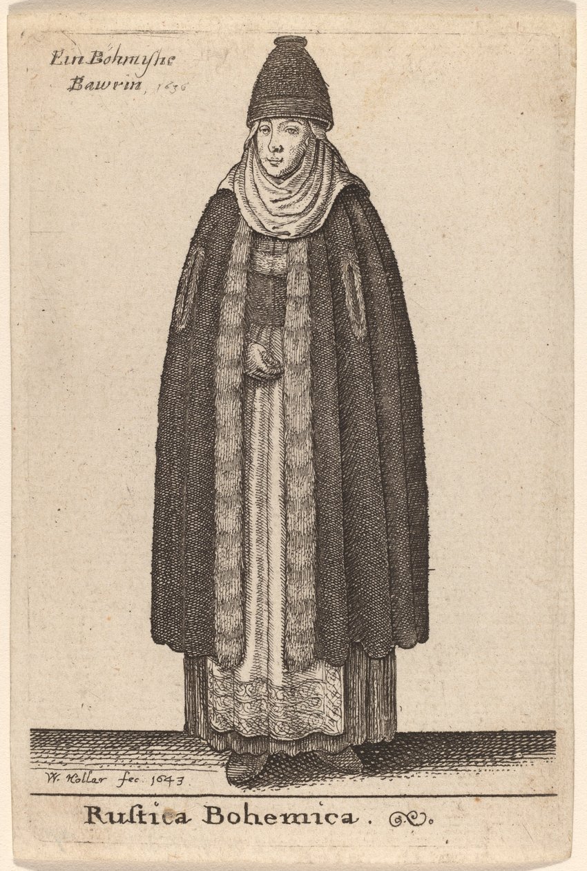 Bohemiskt land av Wenceslaus Hollar
